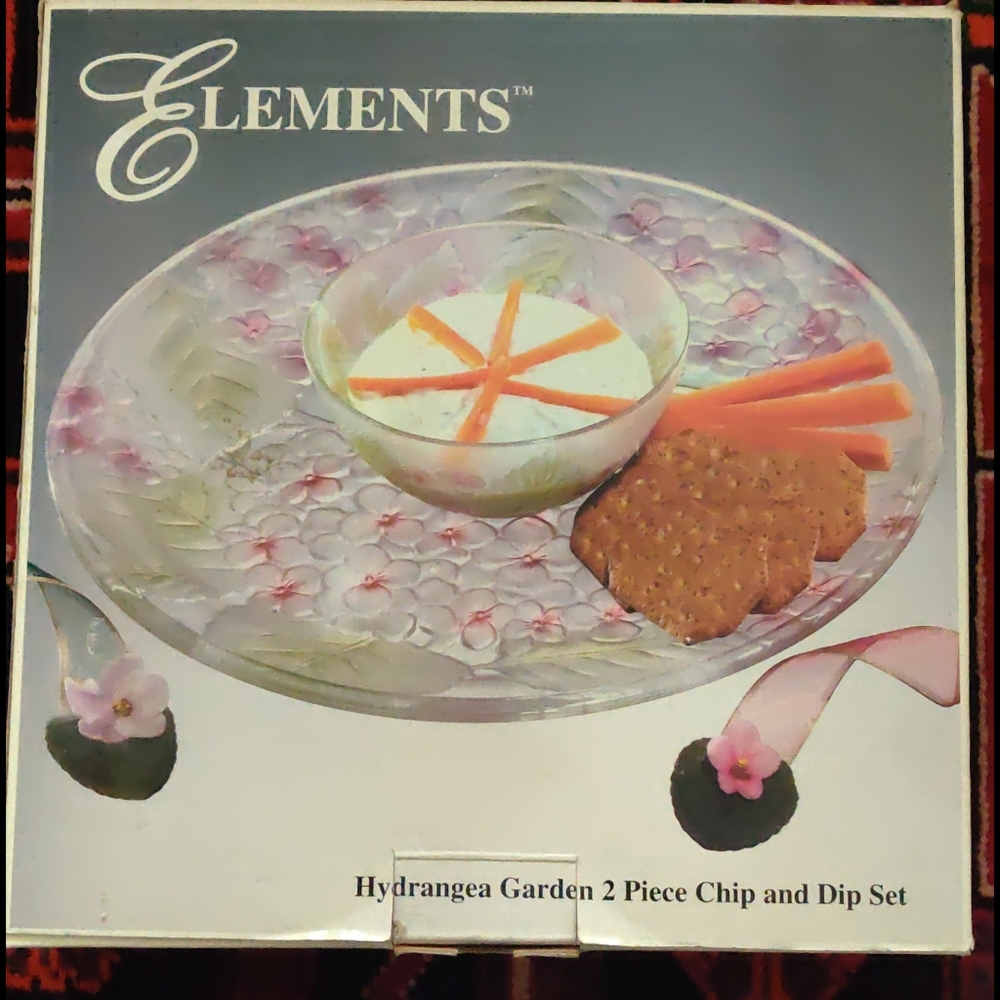 2 piece chip and dip set